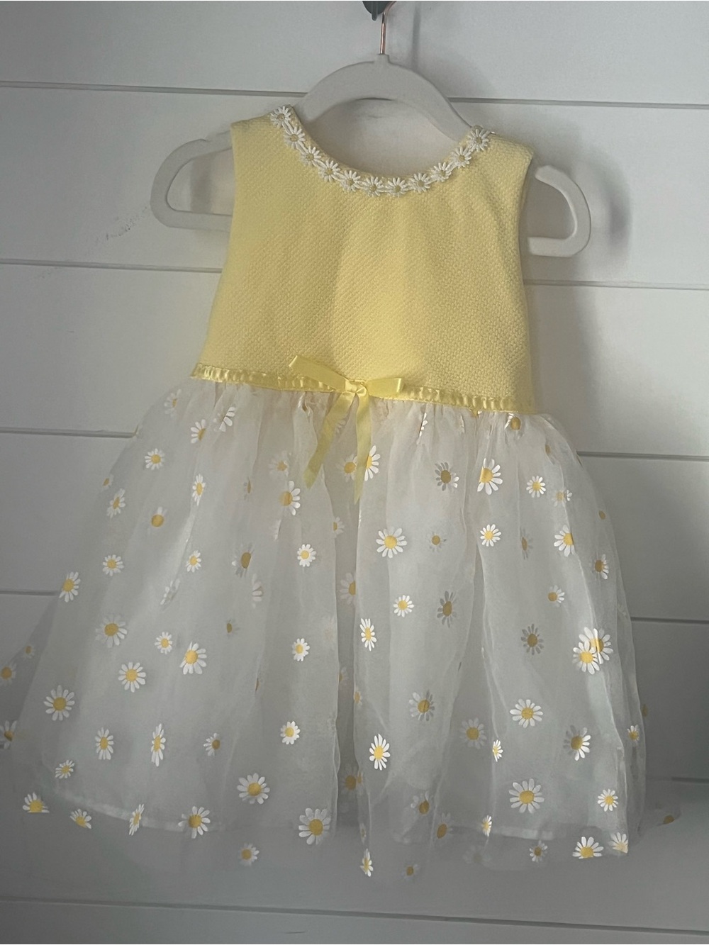 Yellow Daisy Dress for Girls